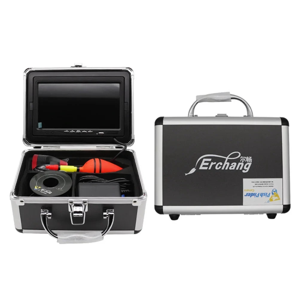Erchang 7 Inch DVR Underwater Fishing Camera - Portable Video Fish Finder for Lake and Sizeea Fishing