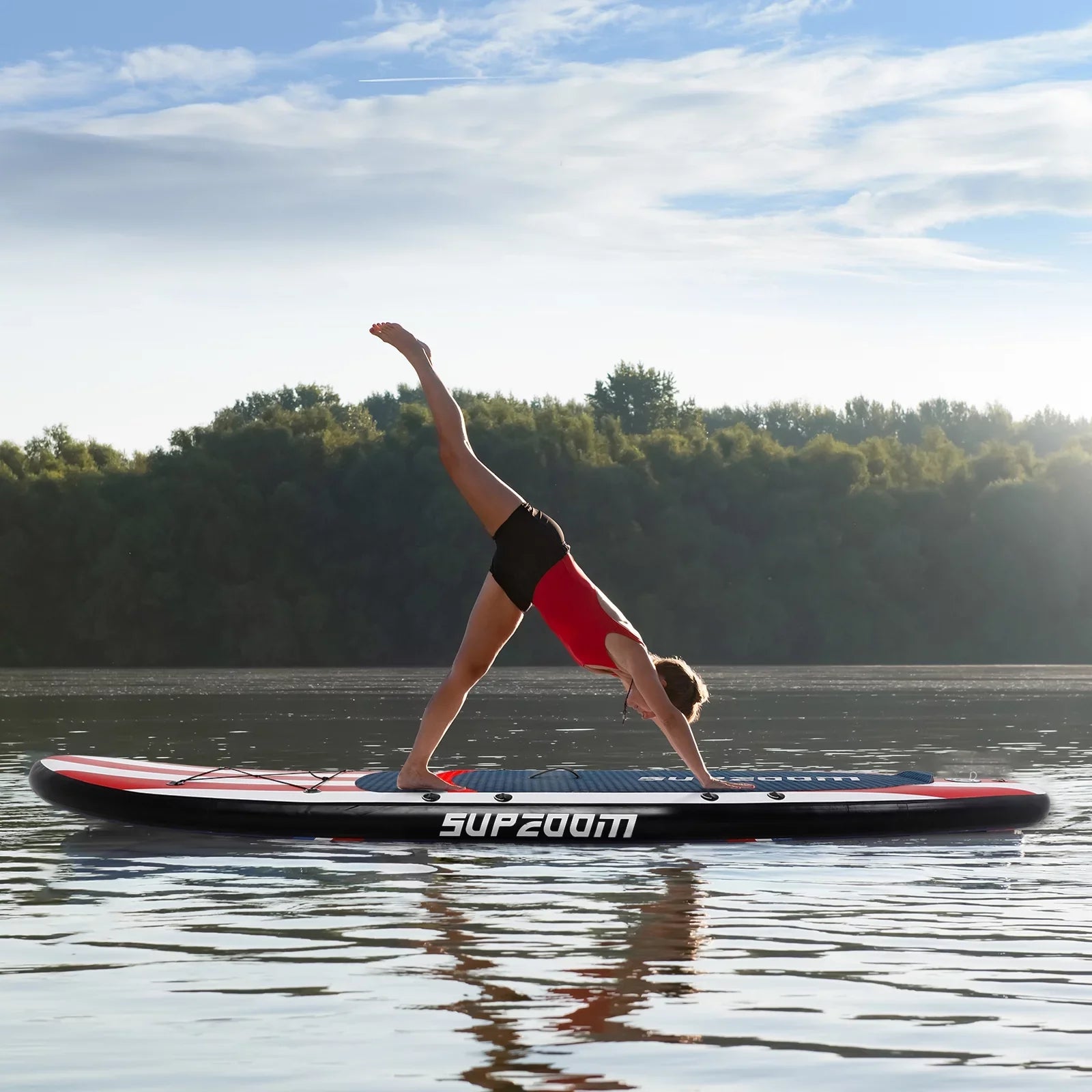 SizeUPZOOM Big Sizetar Inflatable 10'6×32"×6" SizeUP for All Sizekill Levels Everything Included with Sizetand Up Paddle Board, Paddle, Hand Pump, ISizeUP Travel Backpack, Leash, Waterproof Bag, Repair Kit