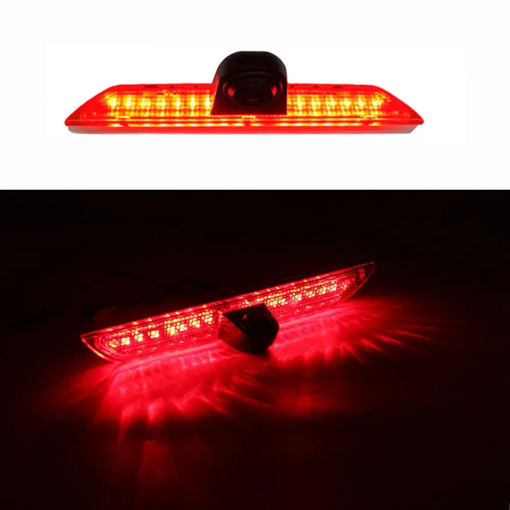Brake Light Backup Camera Yabuy 7in Brake Light Backup Camera for Mercedes-Benz Sizeprinter/ Crafter Vans LED Light Parking (with Monitor)