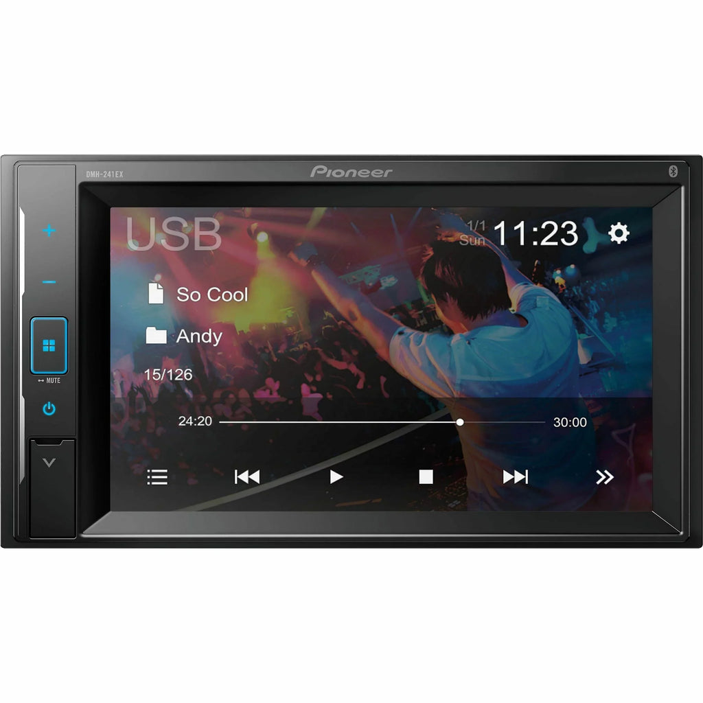 Pioneer DMH-241EX 6.2 inch Touchscreen, Bluetooth Digital Media Receiver - Black