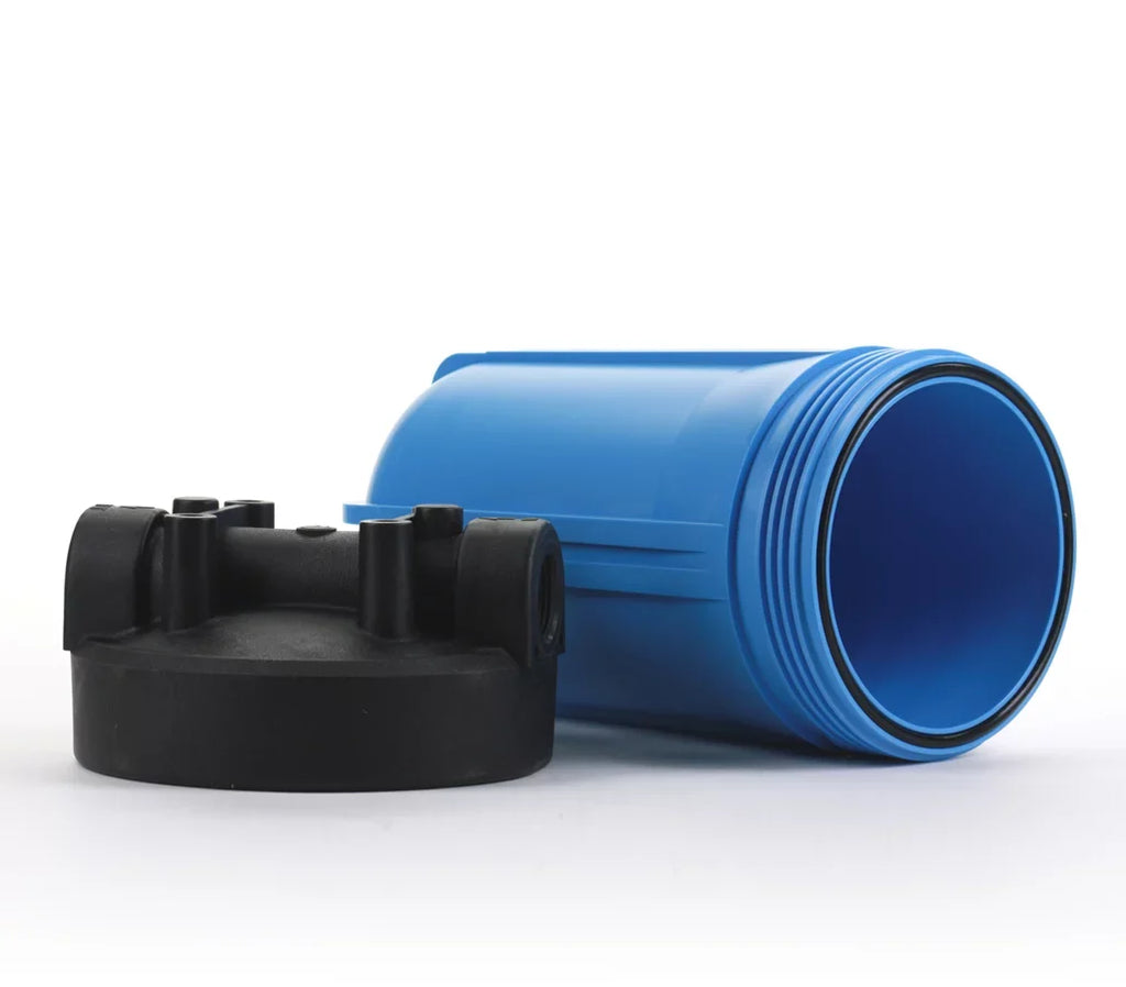 Hydronix HF45-10BLBK15 10 x 4.5 Inch Filter Housing With 1.5 Inch NPT Connection