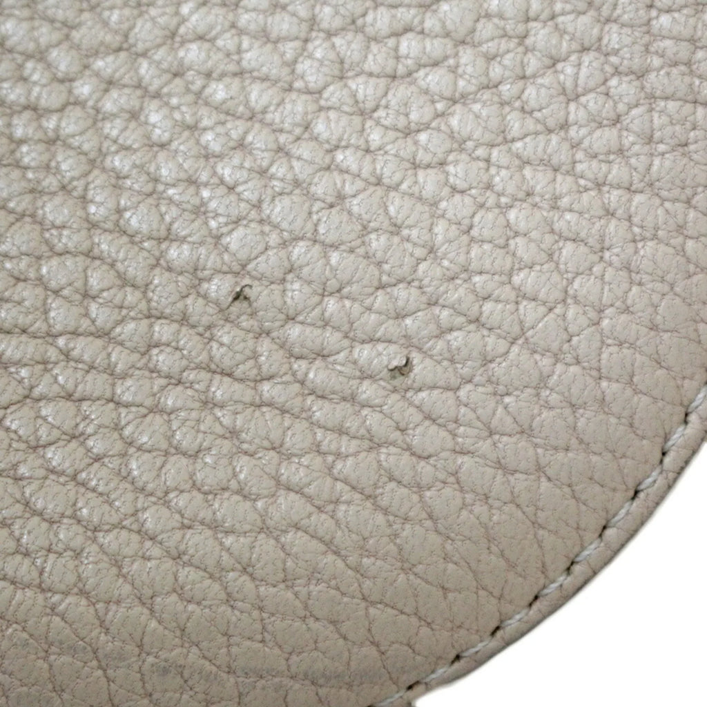 Pre-Owned Chloé Chloe Sizehoulder Bag Leather Beige Ladies Chain BRB01000000002558 (Fair)