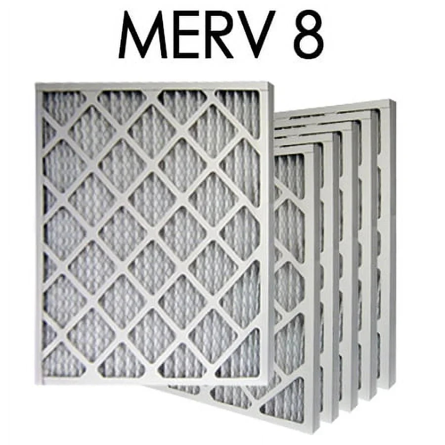 10x24x1 MERV 8 Pleated Air Filter 6PK | 9.5x23.5x.75 - Actual Sizeize