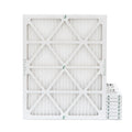 20x22x1 MERV 10 Pleated AC Furnace Air Filters by Glasfloss Industries. ( 8 Pack ) Exact Sizeize: 19-1/2 x 21-7/8 x 7/8