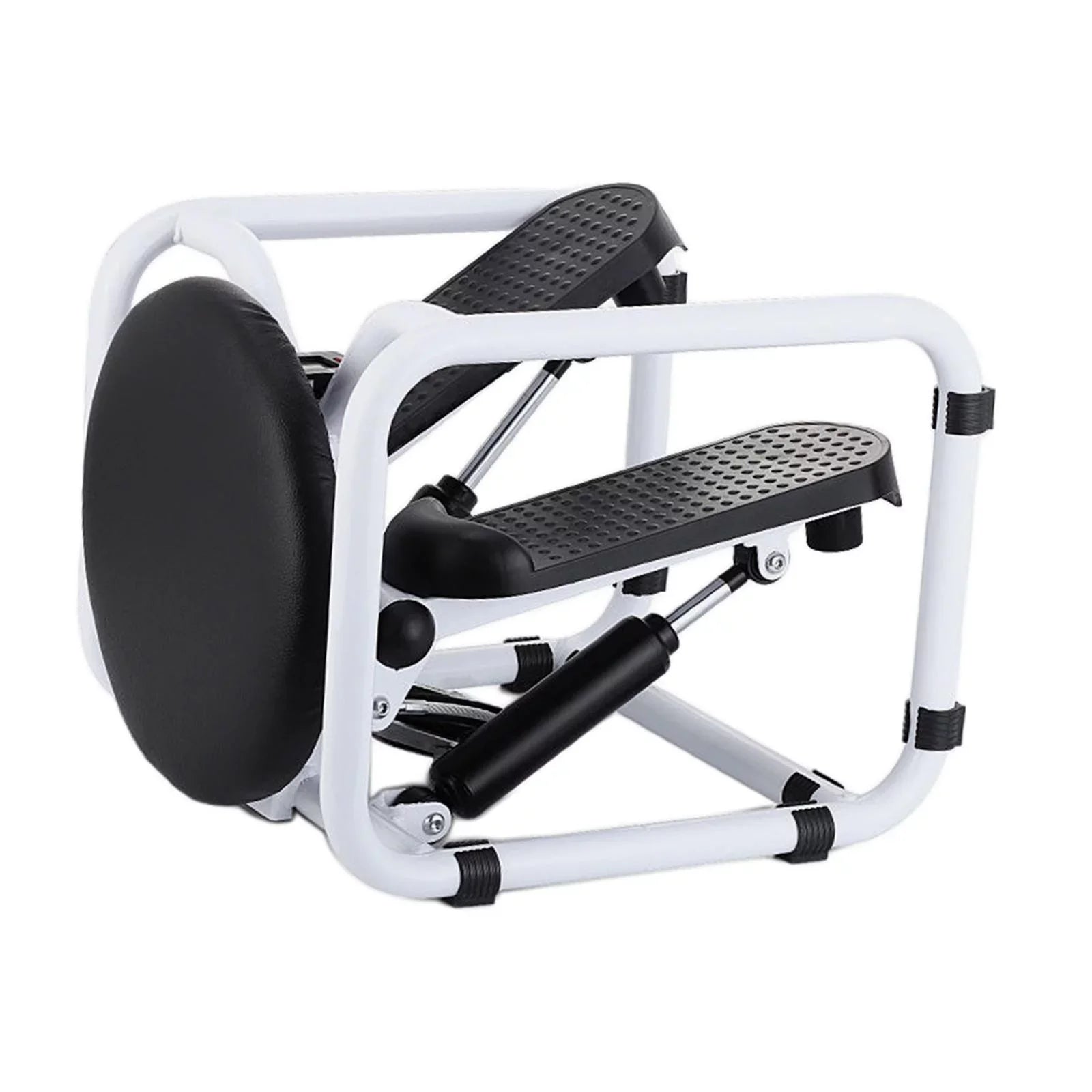 ,multifunctional fitness stepper workout home,electronic display exercise s,stepping machine mute fitness stainless steel,household leg arm full body Black