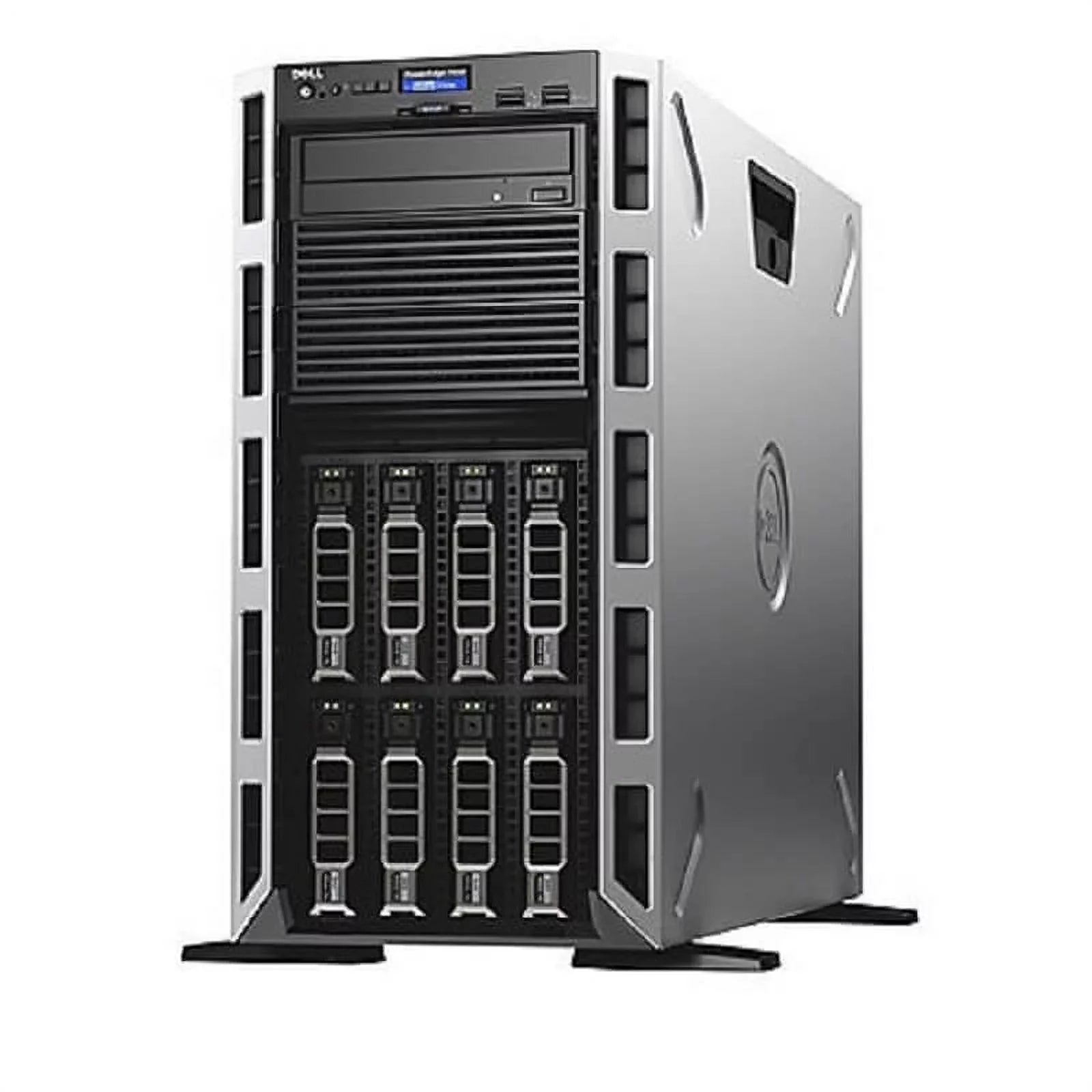 Used Dell PowerEdge T430 8 x 3.5" Hot Plug 2x E5-2630 V3 Eight Core 2.4Ghz 192GB 8x 600GB H730
