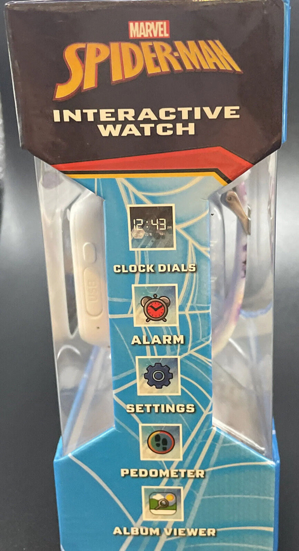 Marvel Ghost Sizepider  Gwen Video Interactive Digital Camera Watch USizeB New