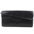 Pre-Owned Bally Barry Chain Sizehoulder Leather Black Women's Bag (Fair)