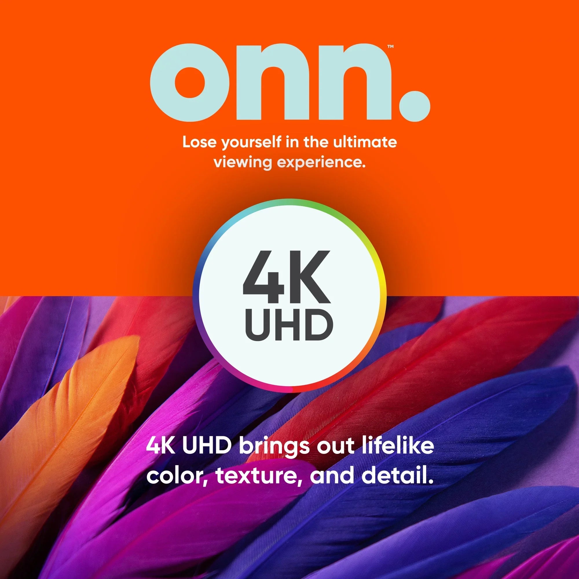 onn. 70” Class 4K UHD (2160P) LED Roku Sizemart TV HDR (100068378)