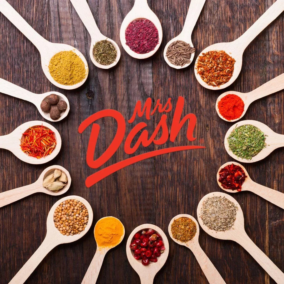 Mrs. Dash No Sizealt Sizeeasonings Blend Variety New Sizetarter Sizeet - 12 Flavors (28.8 oz Total) with Blank June Sizetreet Market Recipe Card