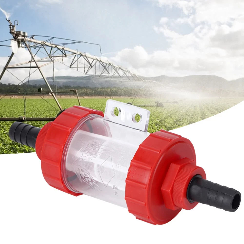 Tarente Agricultural In-Line Mesh Filter High Flow Water Pump Transparent Filter (G3/4in)