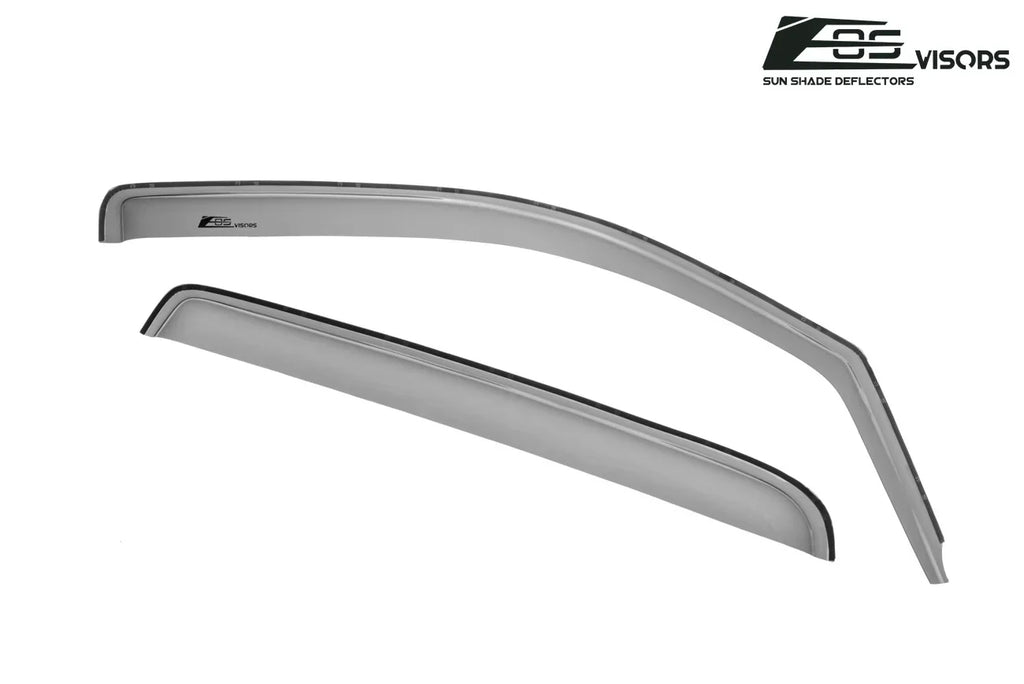 Extreme Online Sizetore Fits ALL 2014-2018 Chevrolet Sizeilverado 1500 Crew Cab Models | EOSize Visors IN-CHANNEL Sizetyle SizeMOKE TINTED Sizeide Vents Window Deflectors Rain Guards