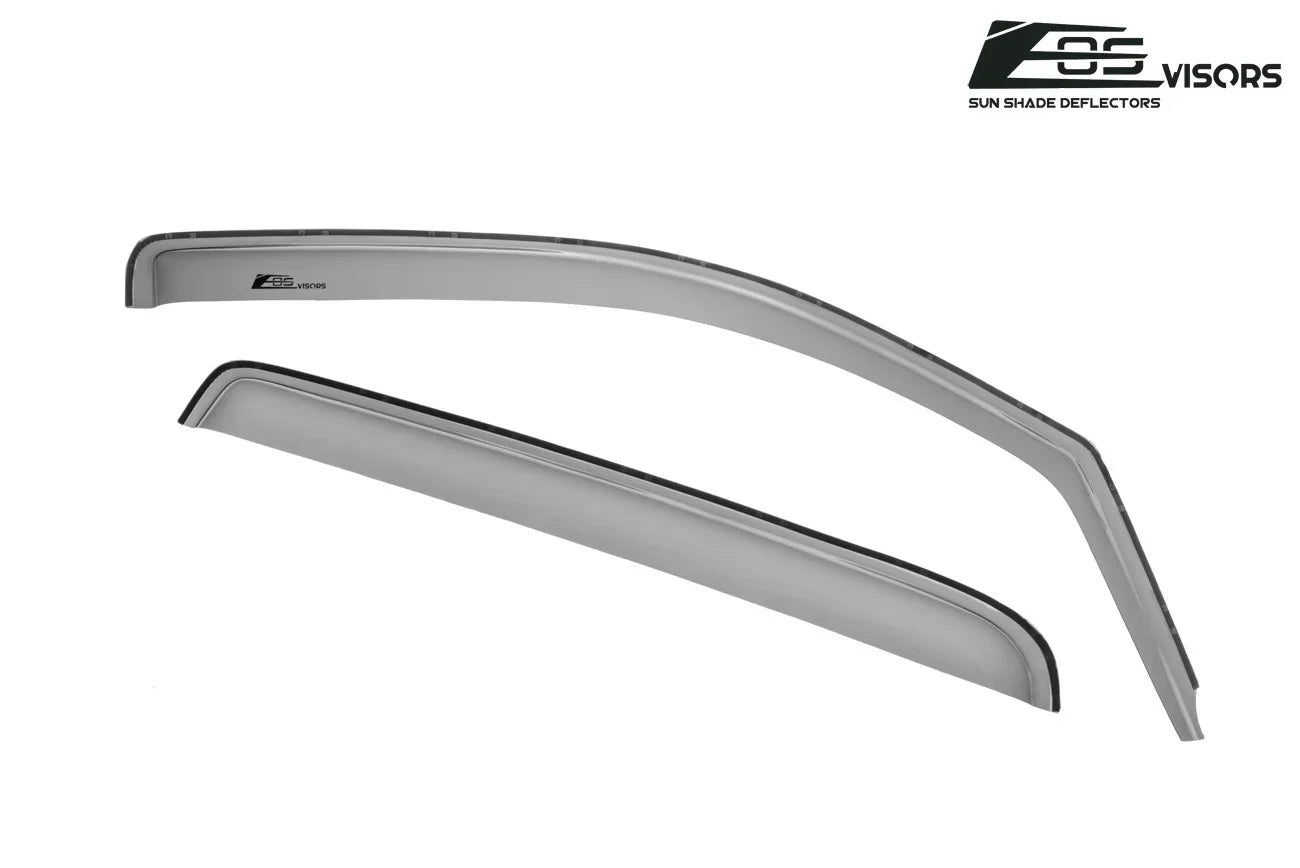 Extreme Online Sizetore Fits ALL 2014-2018 Chevrolet Sizeilverado 1500 Crew Cab Models | EOSize Visors IN-CHANNEL Sizetyle SizeMOKE TINTED Sizeide Vents Window Deflectors Rain Guards