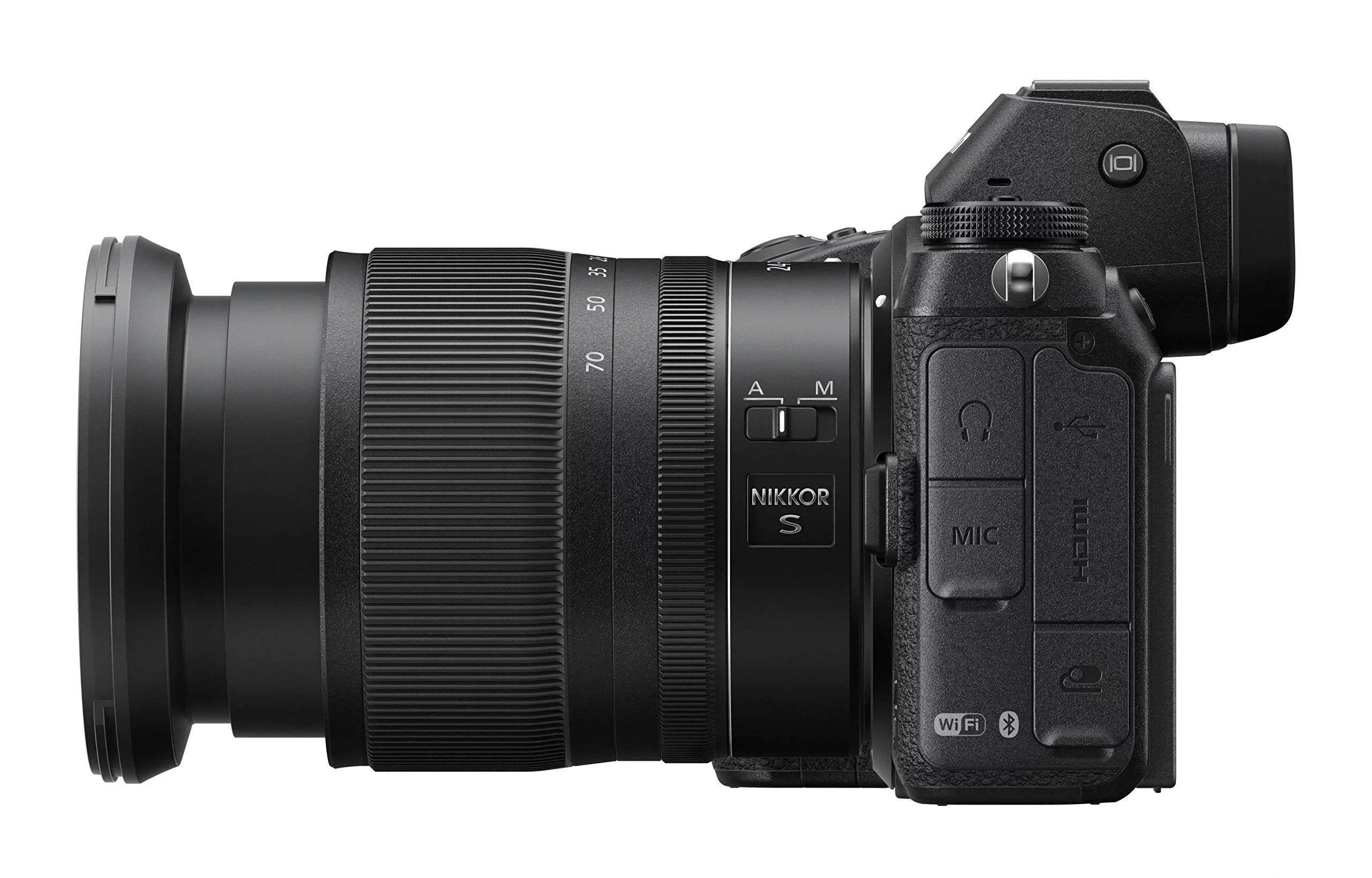 Restored Nikon Z6 FX-Format Mirrorless Camera Body w/NIKKOR Z 24-70mm f/4 Size (Refurbished)