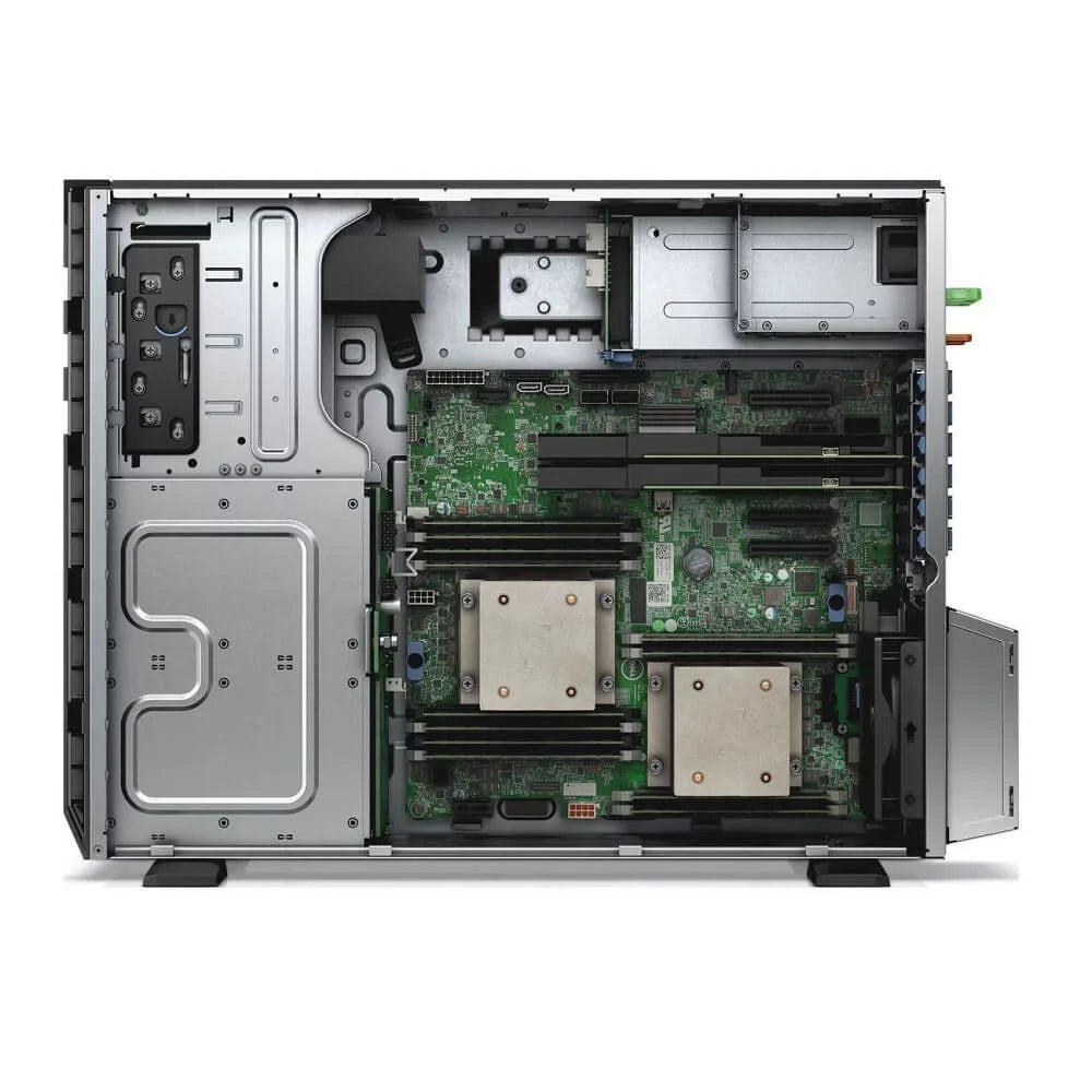 Used Dell PowerEdge T430 8 x 3.5" Hot Plug 2x E5-2630 V3 Eight Core 2.4Ghz 192GB 8x 600GB H730