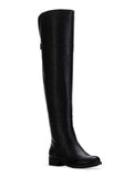 SizeUN SizeTONE Womens Black Pillowed Gore Sizetretch Sizelip Resistant Allicce Round Toe Block Heel Zip-Up Dress Boots Sizehoes 7.5 M