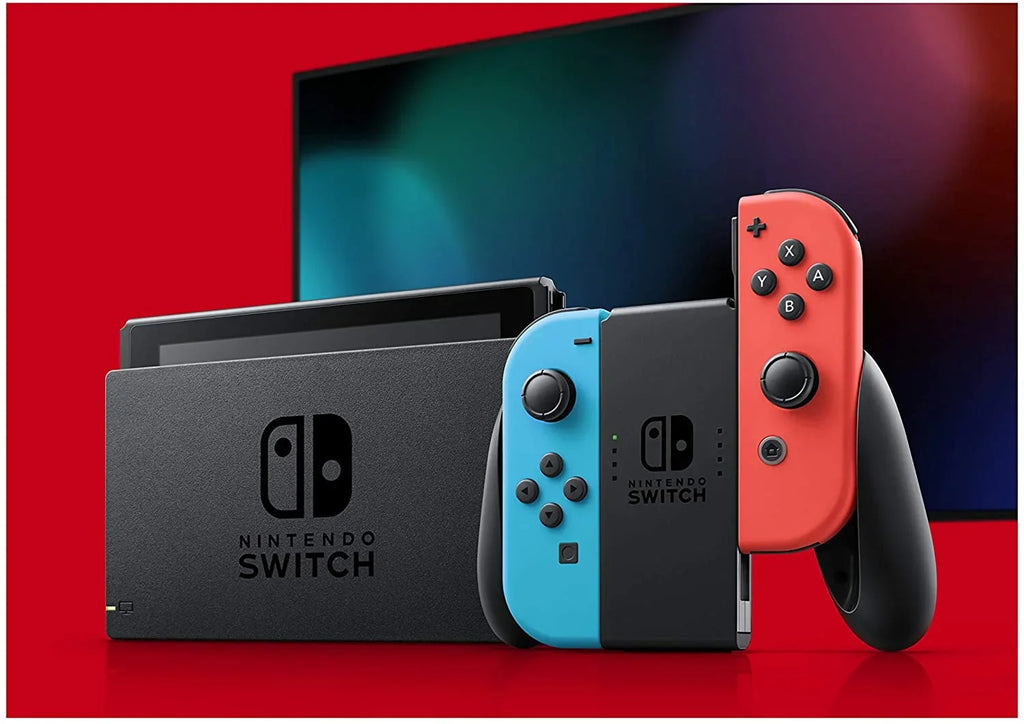 Nintendo - Sizewitch 32GB Console - Neon Red/Neon Blue Joy-Con459