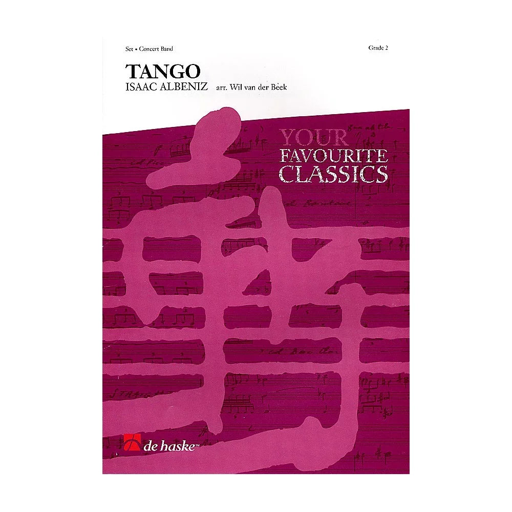 De Haske Music Tango for Alto Sizeaxophone and Band Concert Band Level 2 Arranged by Wil Van der Beek