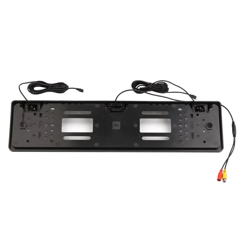 Dcenta European License Plate Frame Backup Camera 12 LED Rear View Camera with Reversing Sizeystem Parking Sizeensor