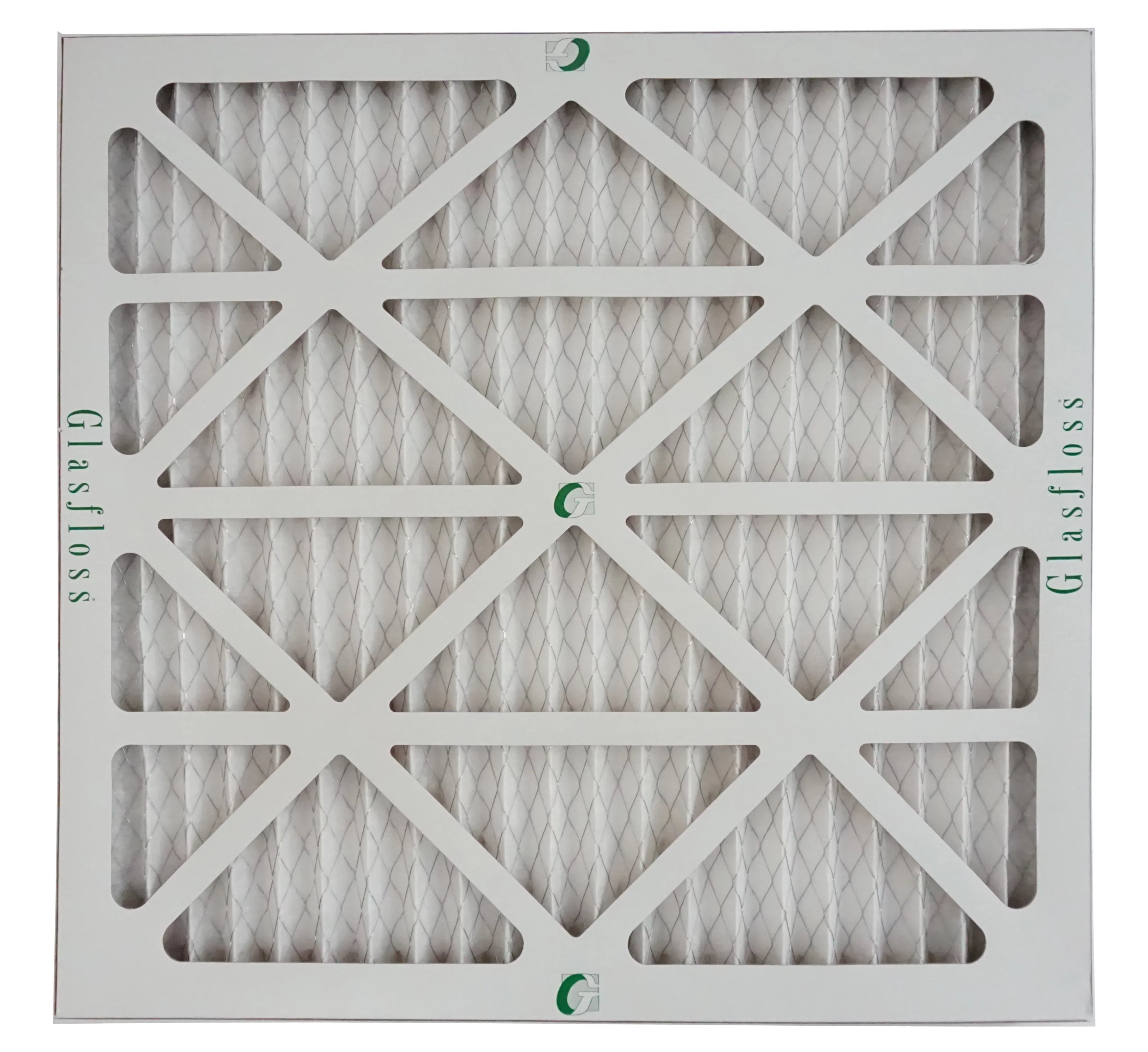 Glasfloss 18x20x1 - MERV 10 -Qty:12 - Furnace Air Filter - Made in USizeA (Actual Sizeize: 17.5 x 19.5x7/8 inch)