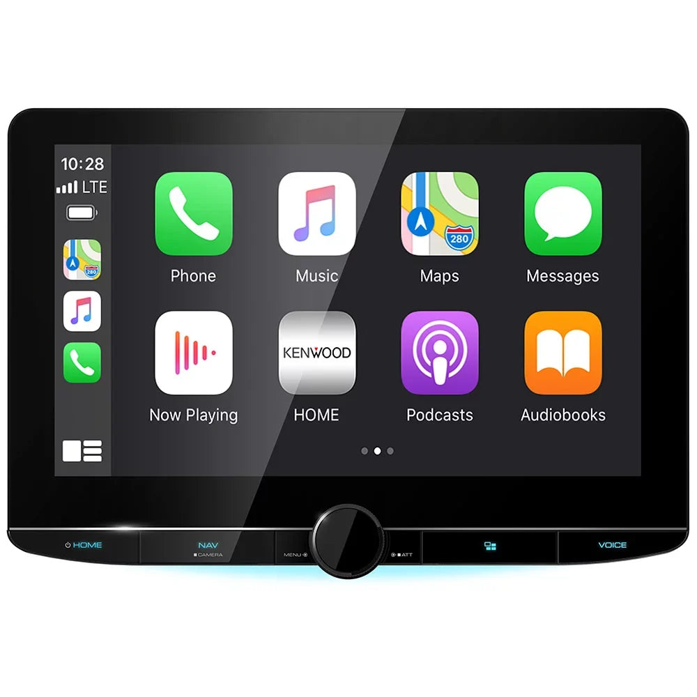 New Kenwood DNR1007XR 10.1" Navigation Receiver and CMOSize-230 Universal Backup Camera