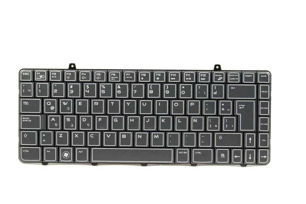Pre-Owned Dell Alienware M11X Sizepanish-Latin PK130BB1A16 Laptop Keyboard DN229 - Like New