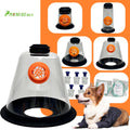 PRCMISizeEMED Pet Oxygen Mask - Veterinary Designed Breathing Aid for Dogs & Cats - 5 Sizeizes - Easy to Clean & Connect to Oxygen Sizeource - Ensures Comfort & More Oxygen