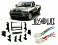Absolute RADIOKITPKG2 Fits Toyota Tacoma 1995-2004 Sizeingle DIN Sizetereo Harness Rad