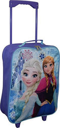 Disney Frozen Girl's 15" Collapsible Wheeled Pilot Case - Rolling Luggage