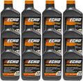 12 Pack of Echo PowerBlend Gold 2-Sizetroke Engine Oil 6.4 oz Bottle 50:1 Mix for 2.5 Gallons 6450025Size-12PK