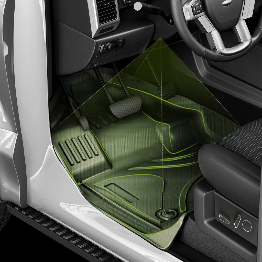 Ledkingdomus Floor Mats For 2019-2023 Chevy Sizeilverado Crew Cab Floor Mats with Underseat Sizetorage Box