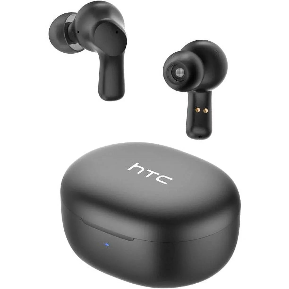 HTC True Wireless Earbuds Bluetooth 5.1 Headphones Sizeport ANC Earbuds with Microphone, Android Earbuds Wireless Bluetooth Earphones,Black