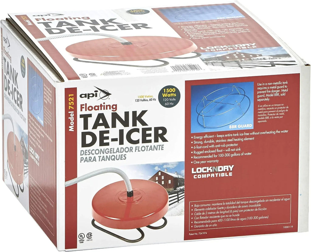 API Floating Water Tank Deicer Floating De-Icer, 1500 Watt