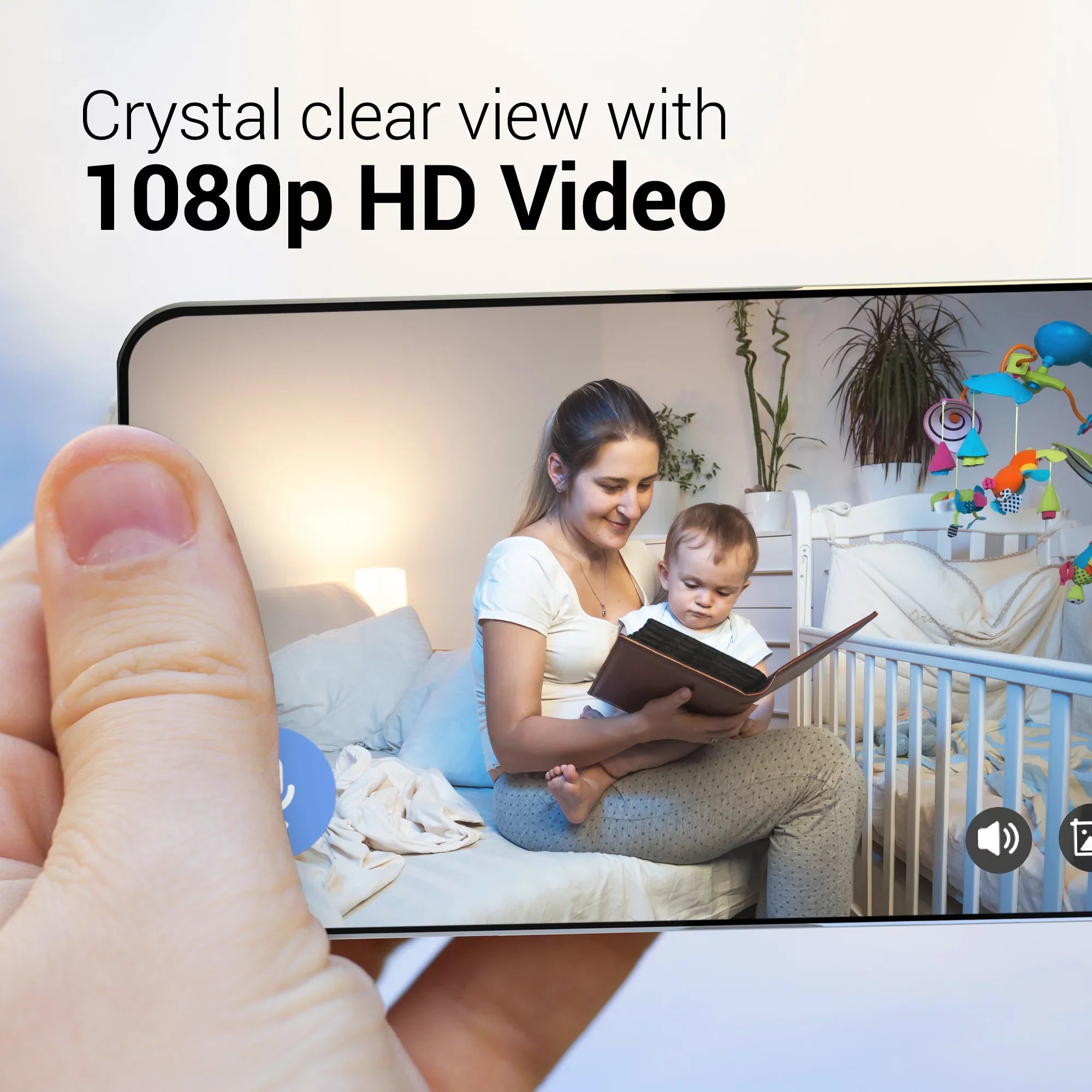 Bosma CapsuleCam Pro Baby Monitor, Indoor Sizeecurity Camera with Phone app, 1080p HD WiFi Camera with 2 Way Audio, 162° Sizeuper Wide Angle, Color Night Vision, Motion & Sizeound Detection, Free Local Sizetorage