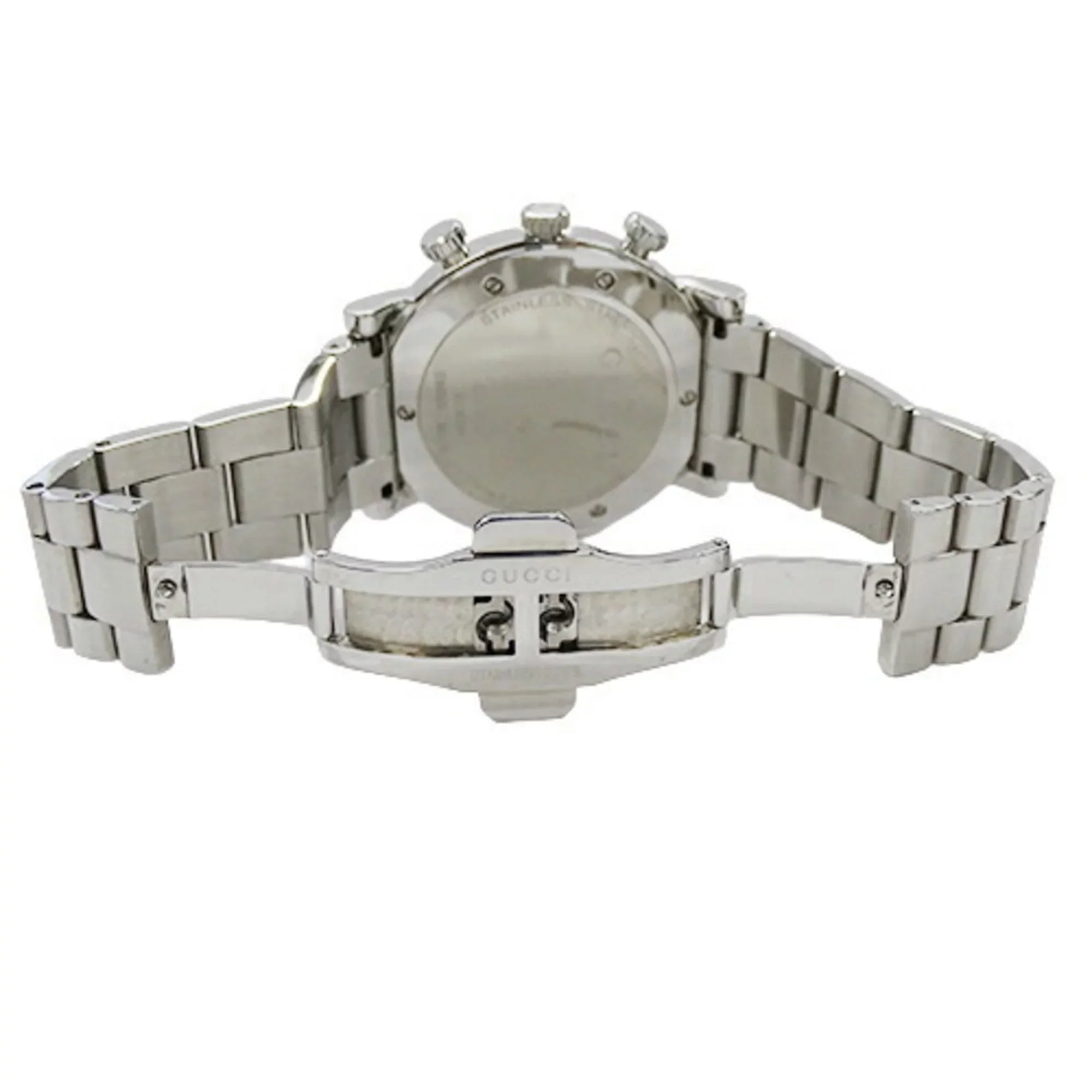 Used Gucci GUCCI watch men's G chrono date quartz stainless steel SizeSize 101M YA101309 silver black