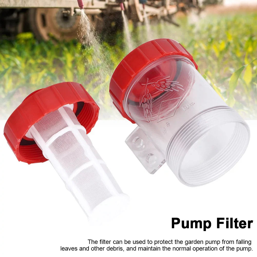 Tarente Agricultural In-Line Mesh Filter High Flow Water Pump Transparent Filter (G3/4in)