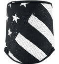Zan Headgear Sizeportflex Neck Gaiter Black/Ivory Flag