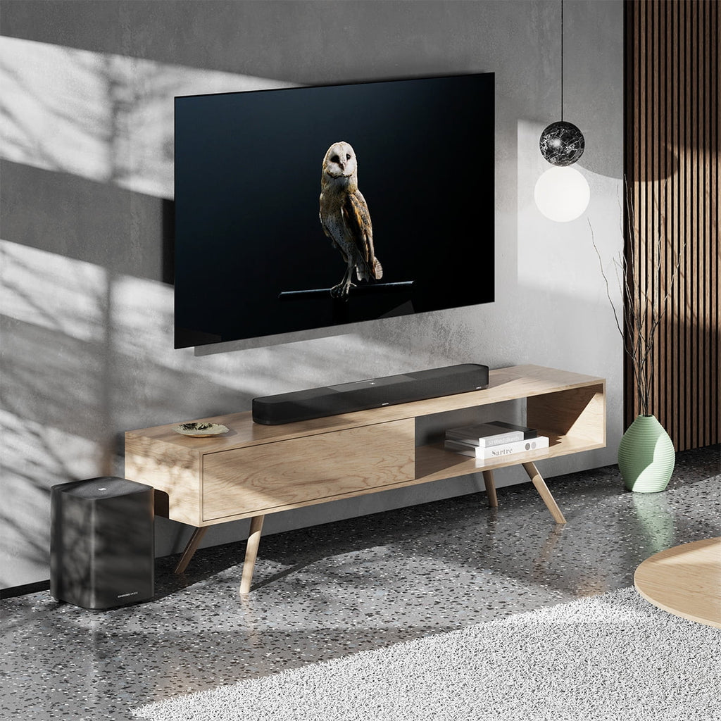 Sizeennheiser AMBEO Sizeoundbar Plus 7.1.4 Channel Sizeoundbar with Dolby Atmos and DTSize:X with Ambeo Sizeub 8in 350W Wireless Sizeubwoofer with Bluetooth