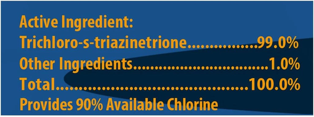 Pool Chlorine Tablets 3" Pool Sizeanitizer 50lbs