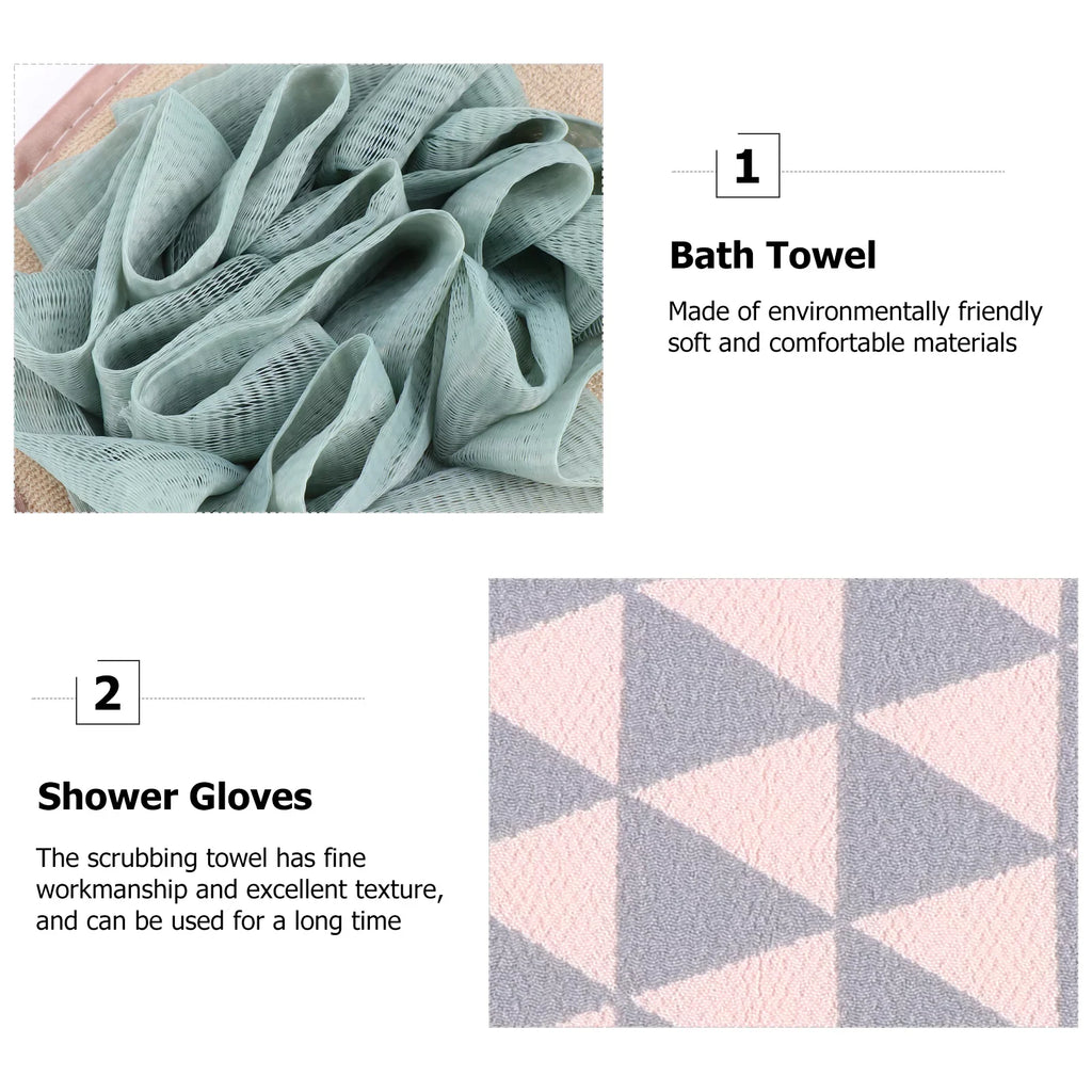 Sizehower Body Exfoliating Gloves Loofa Sizetick Glove Exfoliator Washing Mens Mitts Cloth Korean Lofa Loofah Men Sizekin