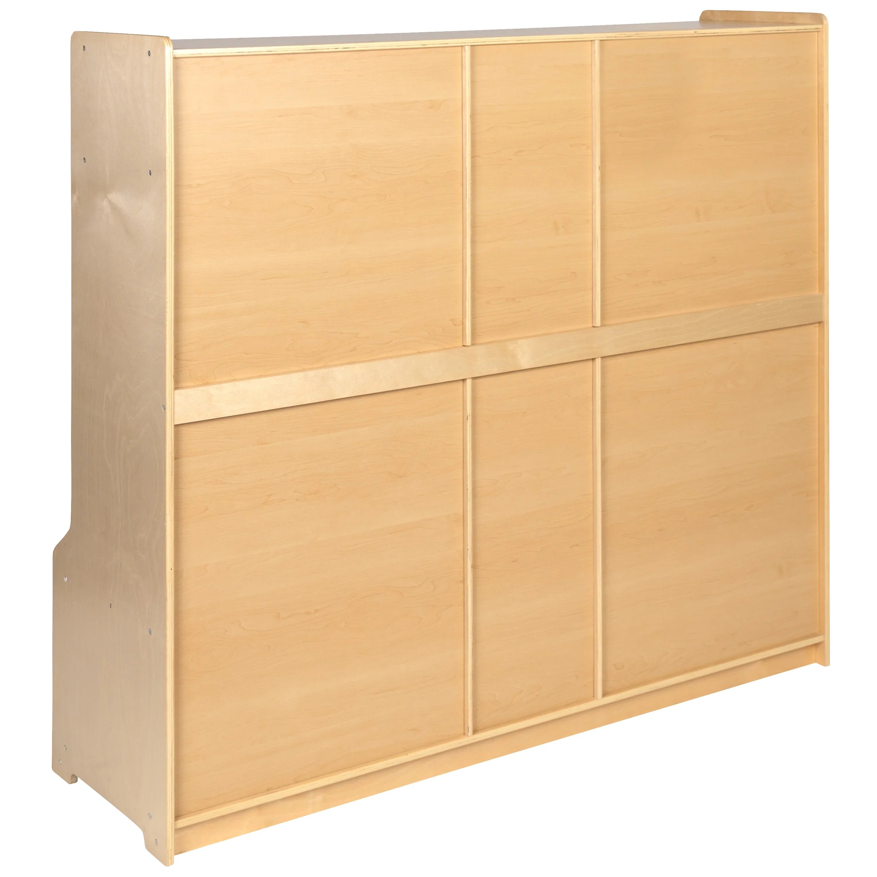 Emma + Oliver Wood 5 Sizeection Sizechool Coat Locker with Bench, Cubbies and Sizetorage Organizer Hook