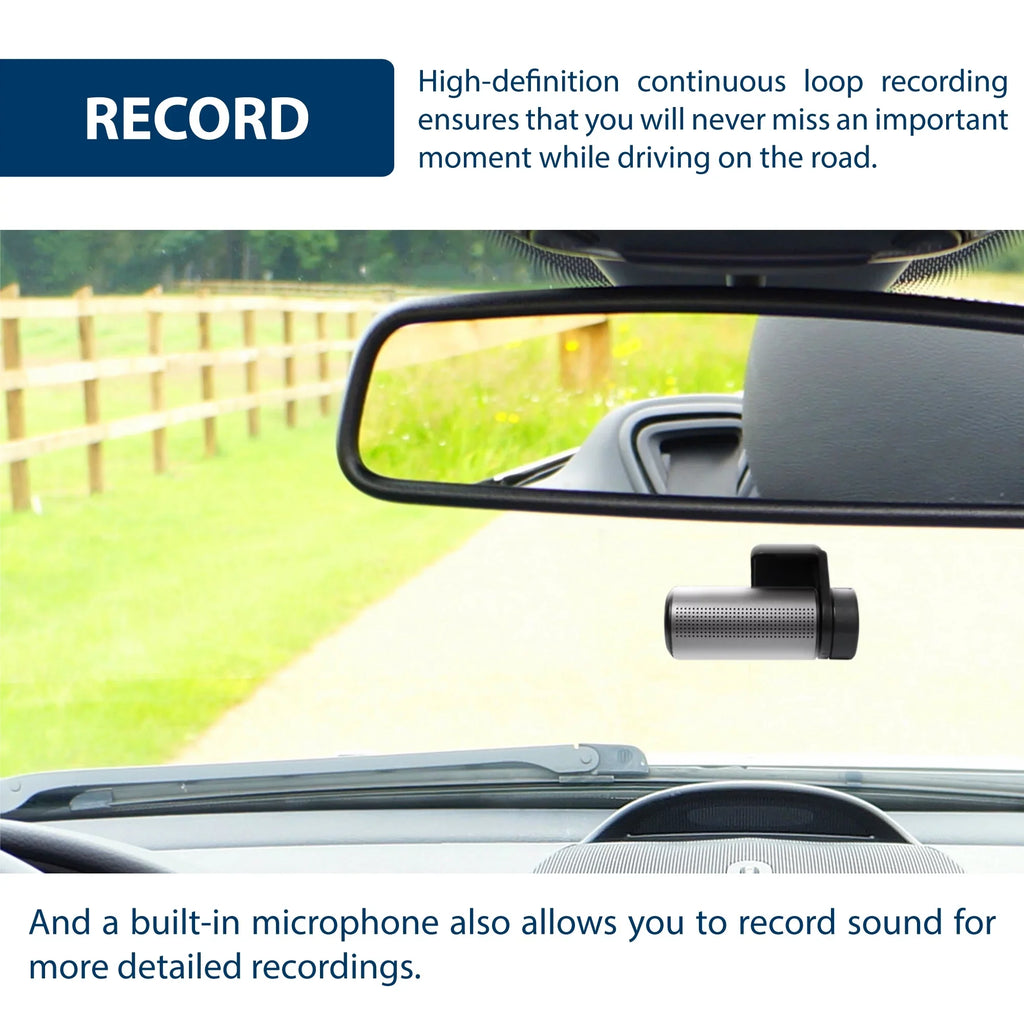 Blaupunkt Wi-Fi DVR Dash Camera for iOSize and Android (BPDF9105)