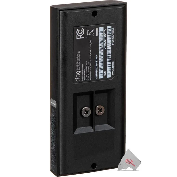 5x 1080p Wired HD Video Doorbell Black