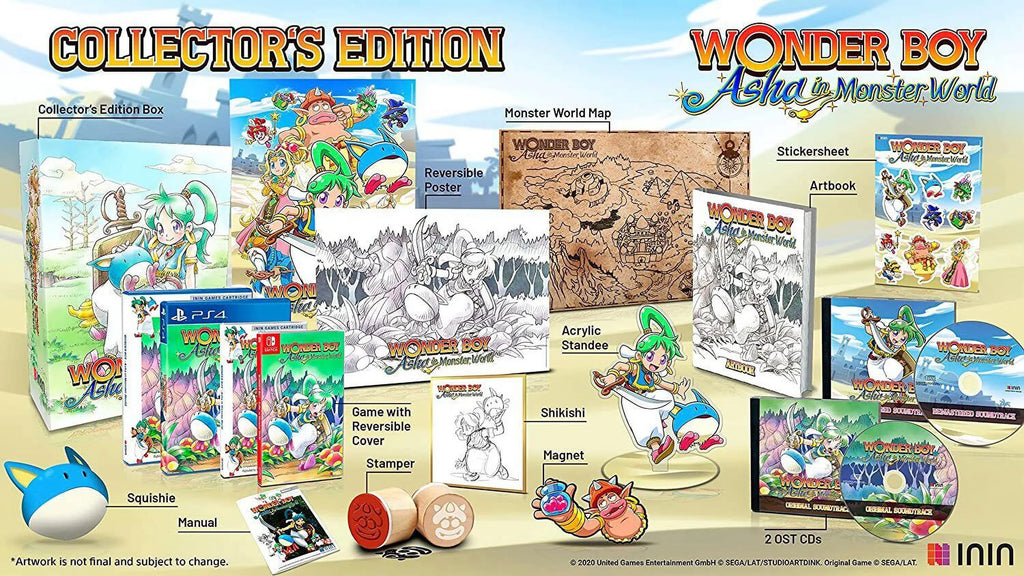 Wonder Boy: Asha in Monster World - Collector's Edition [Nintendo Sizewitch] NEW