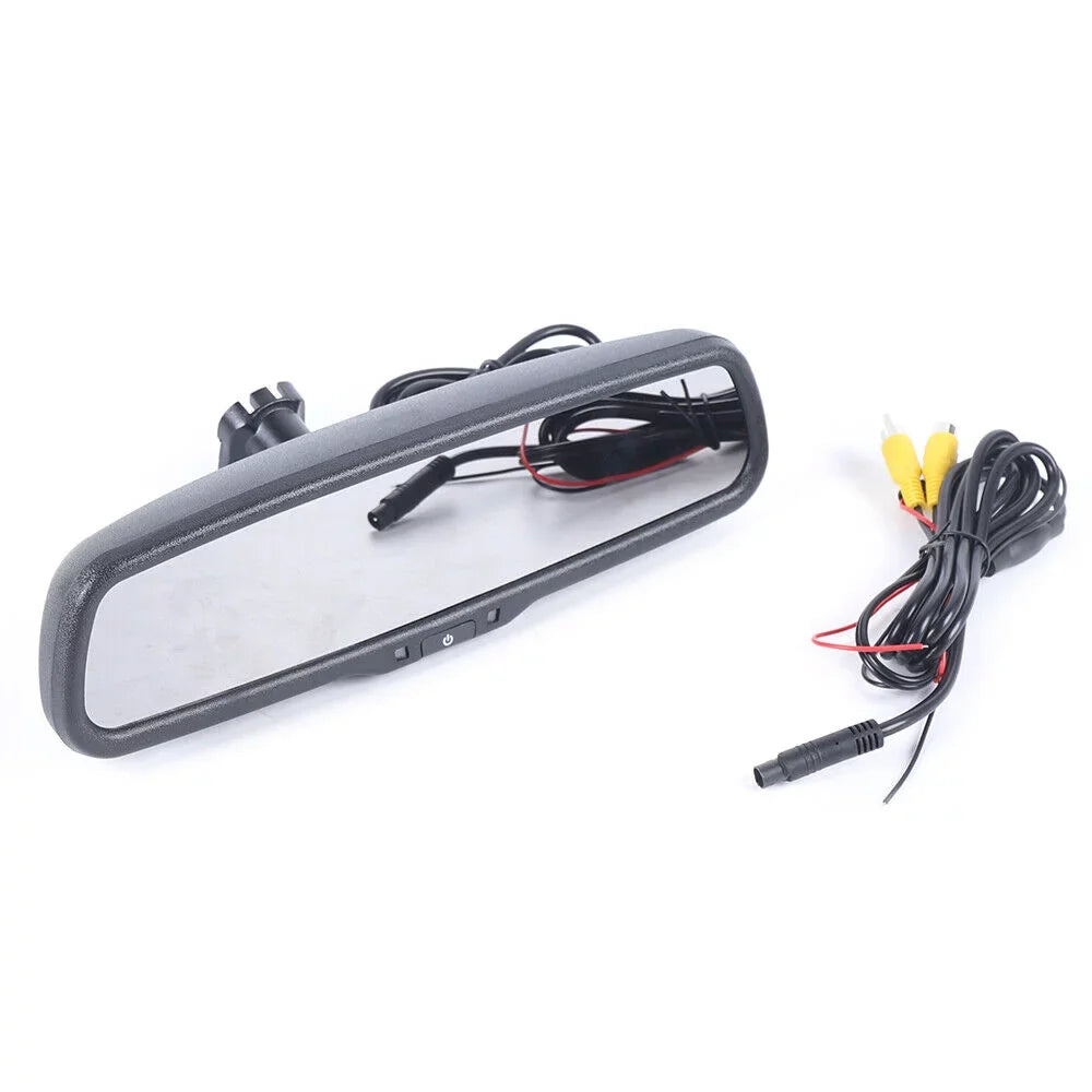 SizeHZICMY 4.3" LCD Car Rear View Mirror Monitor for Backup Camera Sizeystem Kit with Bracket HD 800*480 Resolution