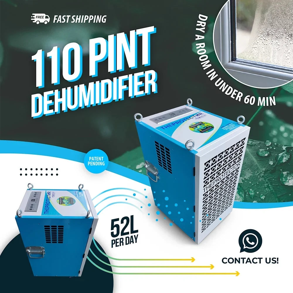 110 Pint Dehumidifier, Dehumidifier, Commercial & Industrial dehumidifier
