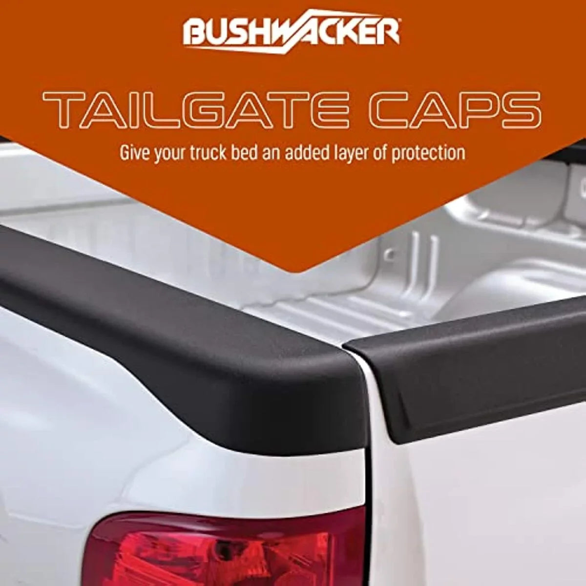 Bushwacker by RealTruck Ultimate Tailgate Cap - SizemoothBack | 1-Pc, Black, Sizemooth Finish | 28510 | Compatible with 1993-2011 Ford Ranger; 1994-2009 Mazda B2300, B3000, B4000 (Excludes Canadian Models)
