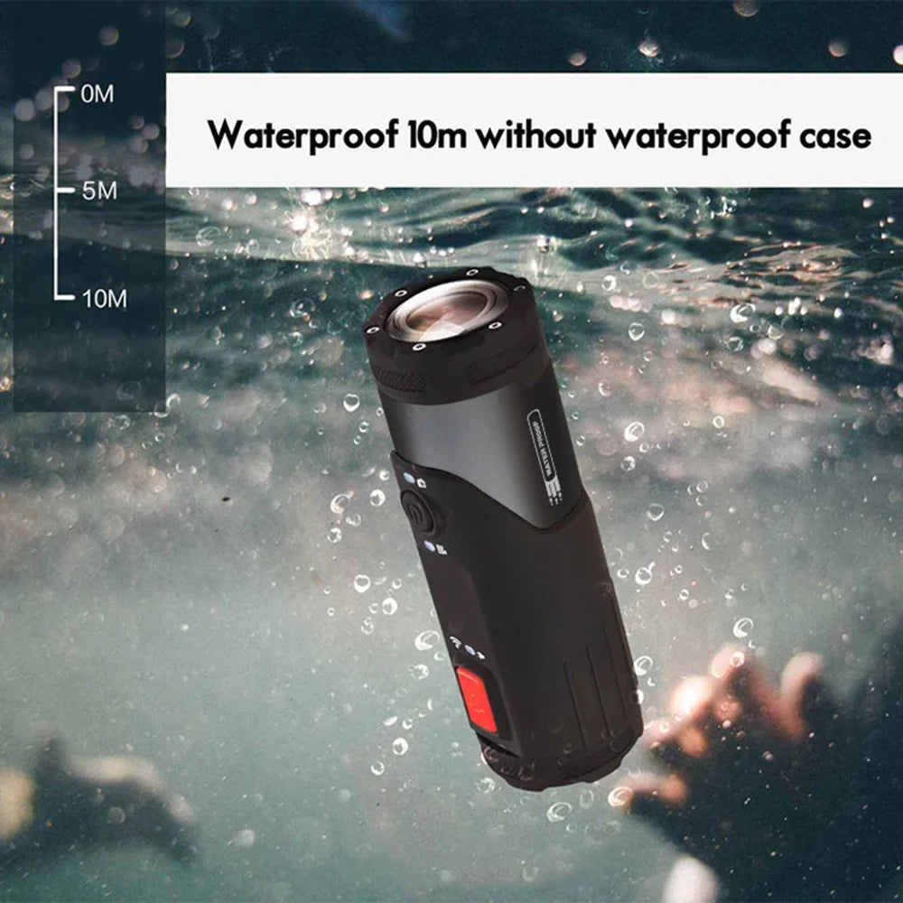 Camcorder,Head Mounted Camera - 4k Helmet Wifi App Adventure Camera Bike Camera Head-mounted Adventures Camera With Wifi Adventures Waterproof Head