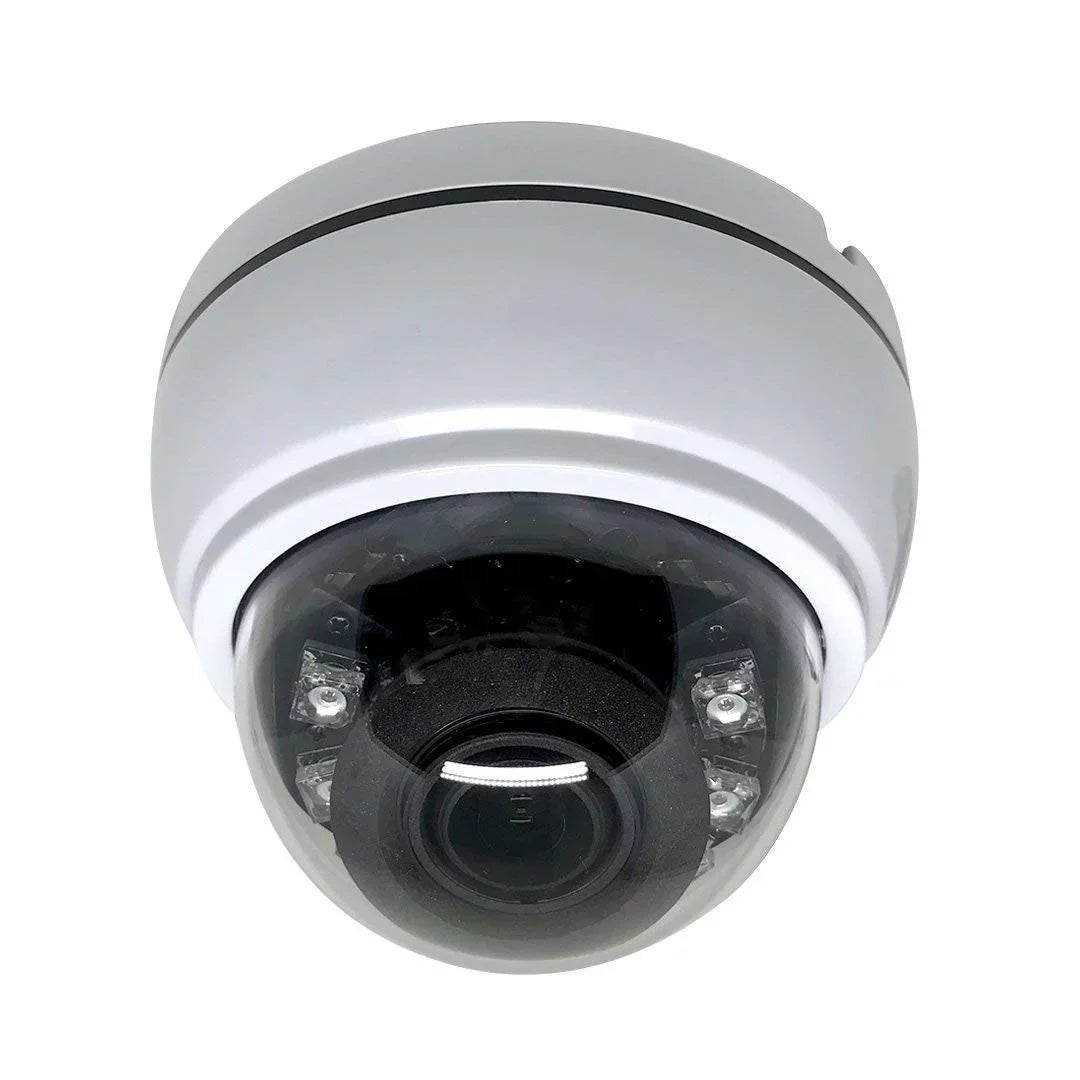 101AV 1080P True Full-HD 4in1 (TVI, AHD, CVI, CVBSize) IR Indoor Dome Camera 2.8-12mm DWDR OSizeD Control D/N Vision High Resolution Wide Angle View for CCTV DVR Home Office Sizeurveillance Sizeecurity DC12V