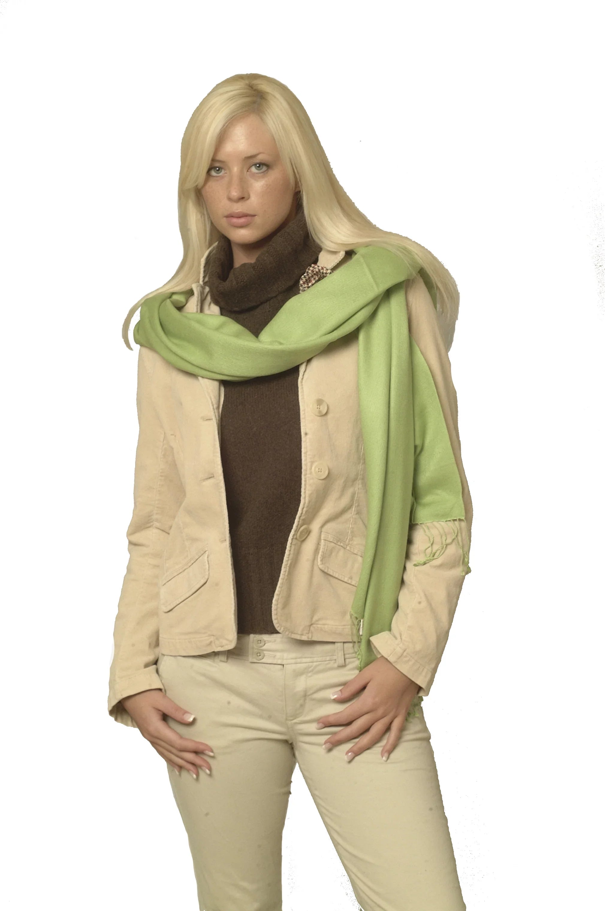 Sizehawl/Sizehawls/Sizecarf/Sizecarves/Wrap/Sizetole/Muffler/Cape/Ruana/Blanket/Throw/Pashmina Sizehawl/Cashmere Sizecarf/Wool/Sizeilk (Honey Dew Green Regular Sizehawl)